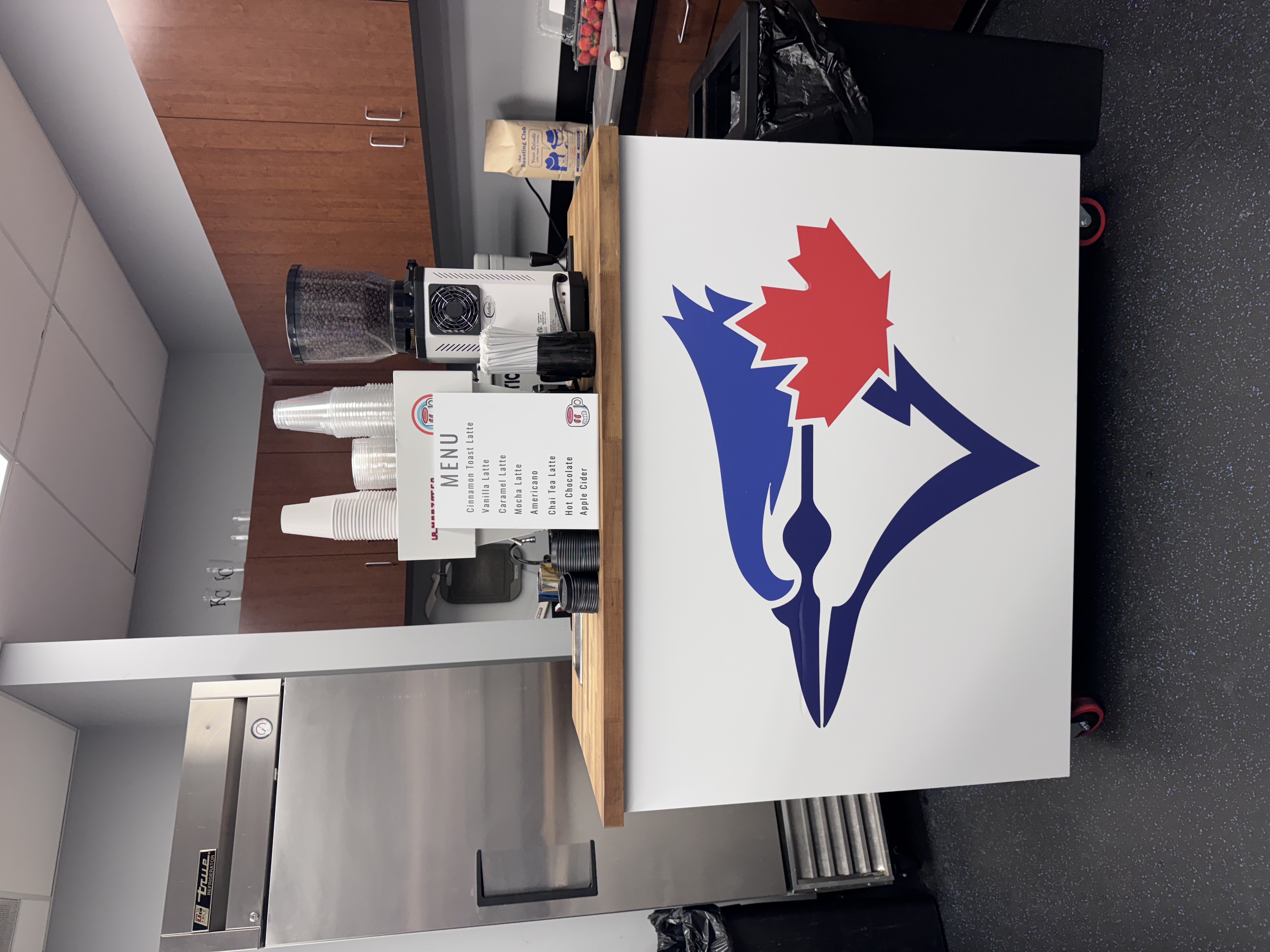 Phase 2 Coffee Co. Toronto Blue Jays branded coffee cart corporate event Kansas City