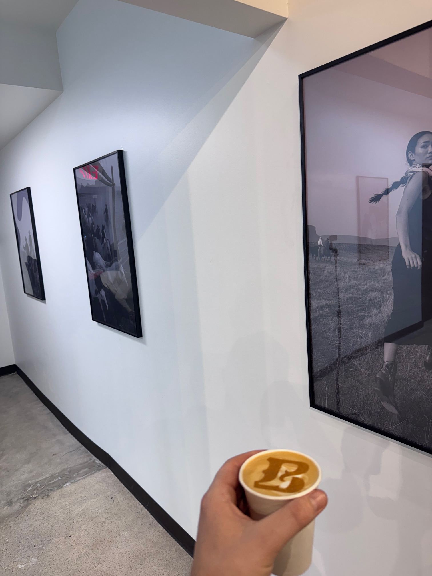 Phase 2 Coffee Co. Boot Barn brand activation gallery wall Kansas City Missouri