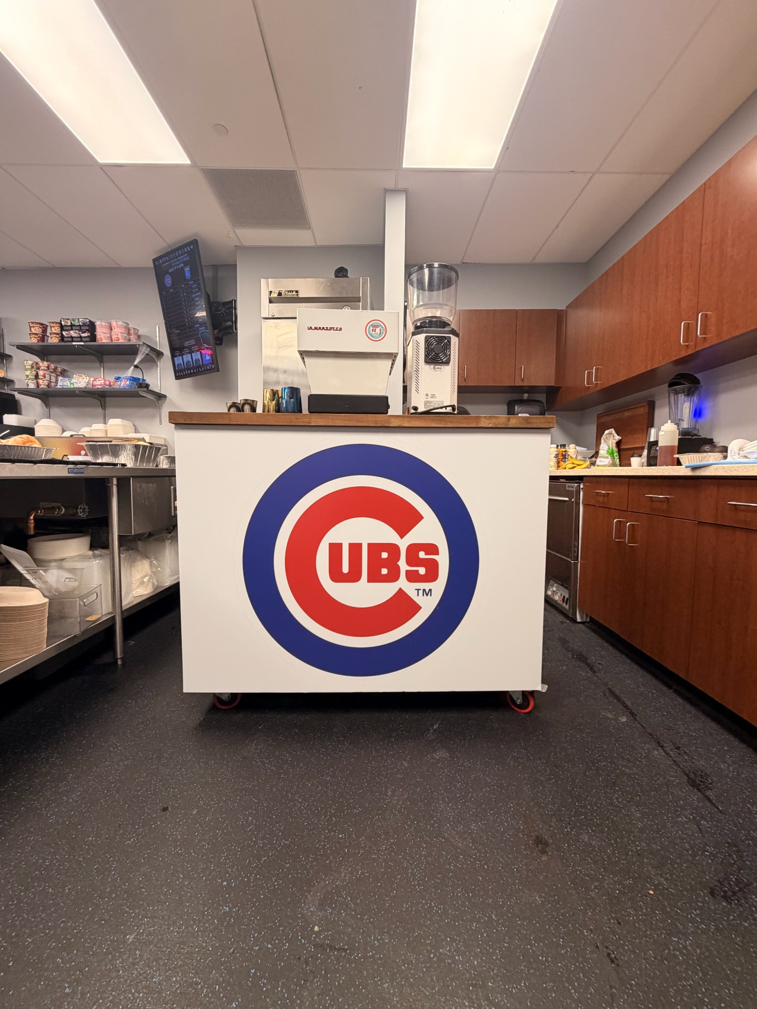 Chicago Cubs sports team activation at Kauffman Stadium in Kansas City