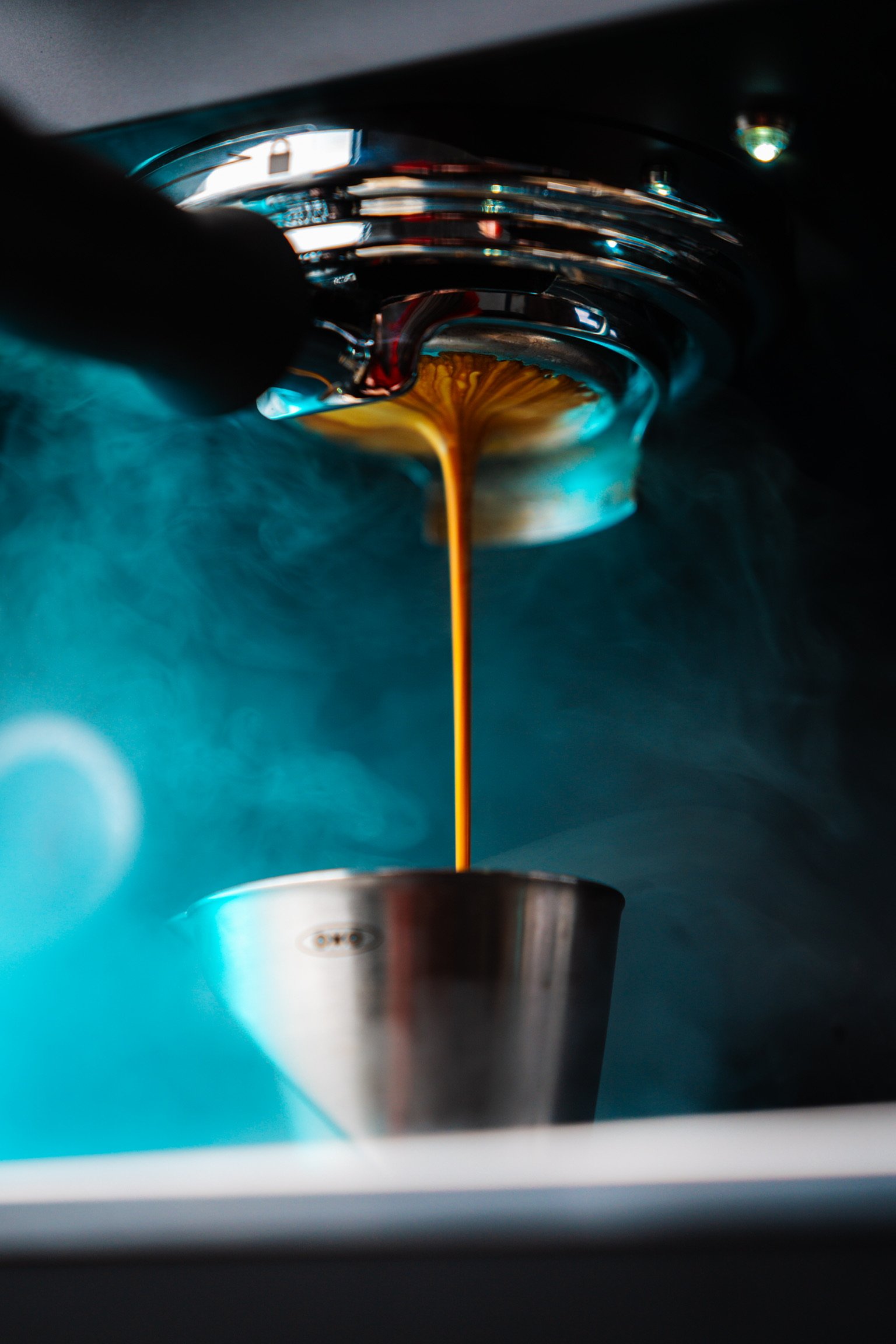 Phase 2 espresso being pulled