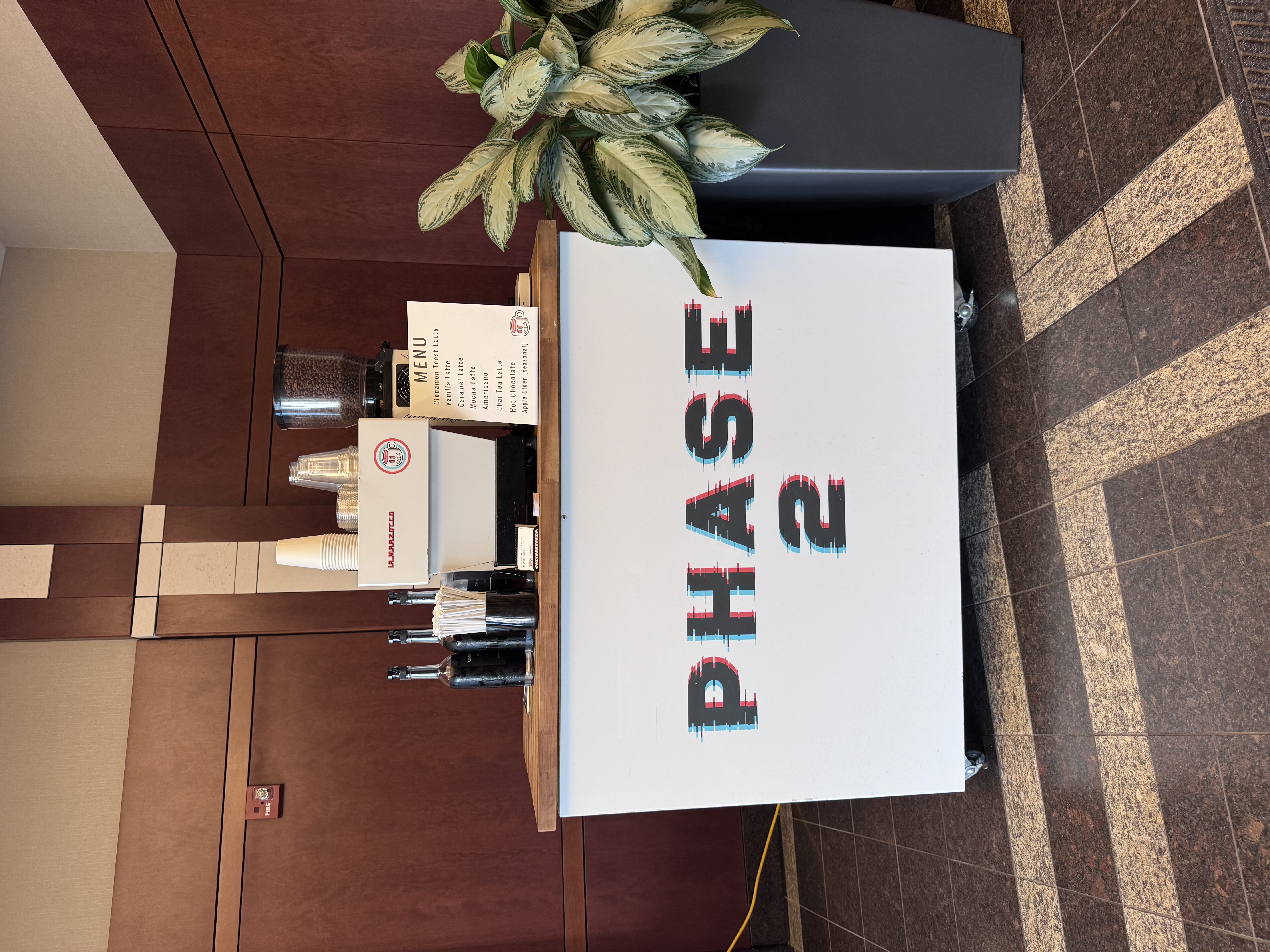 Phase 2 Coffee Co. Kansas City Bone and Joint Clinic employee appreciation coffee cart