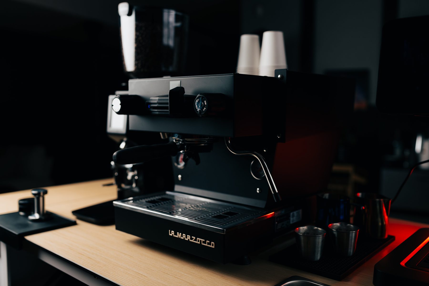 Phase 2 Coffee Co. La Marzocco setup