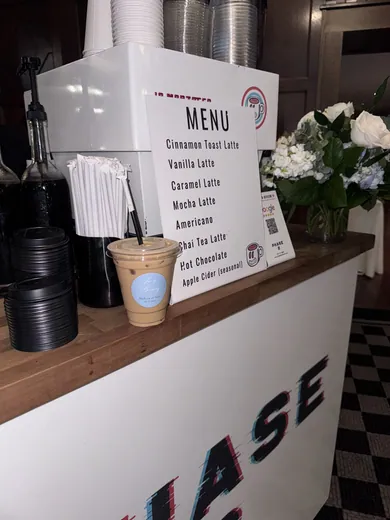 Custom wedding coffee menu board