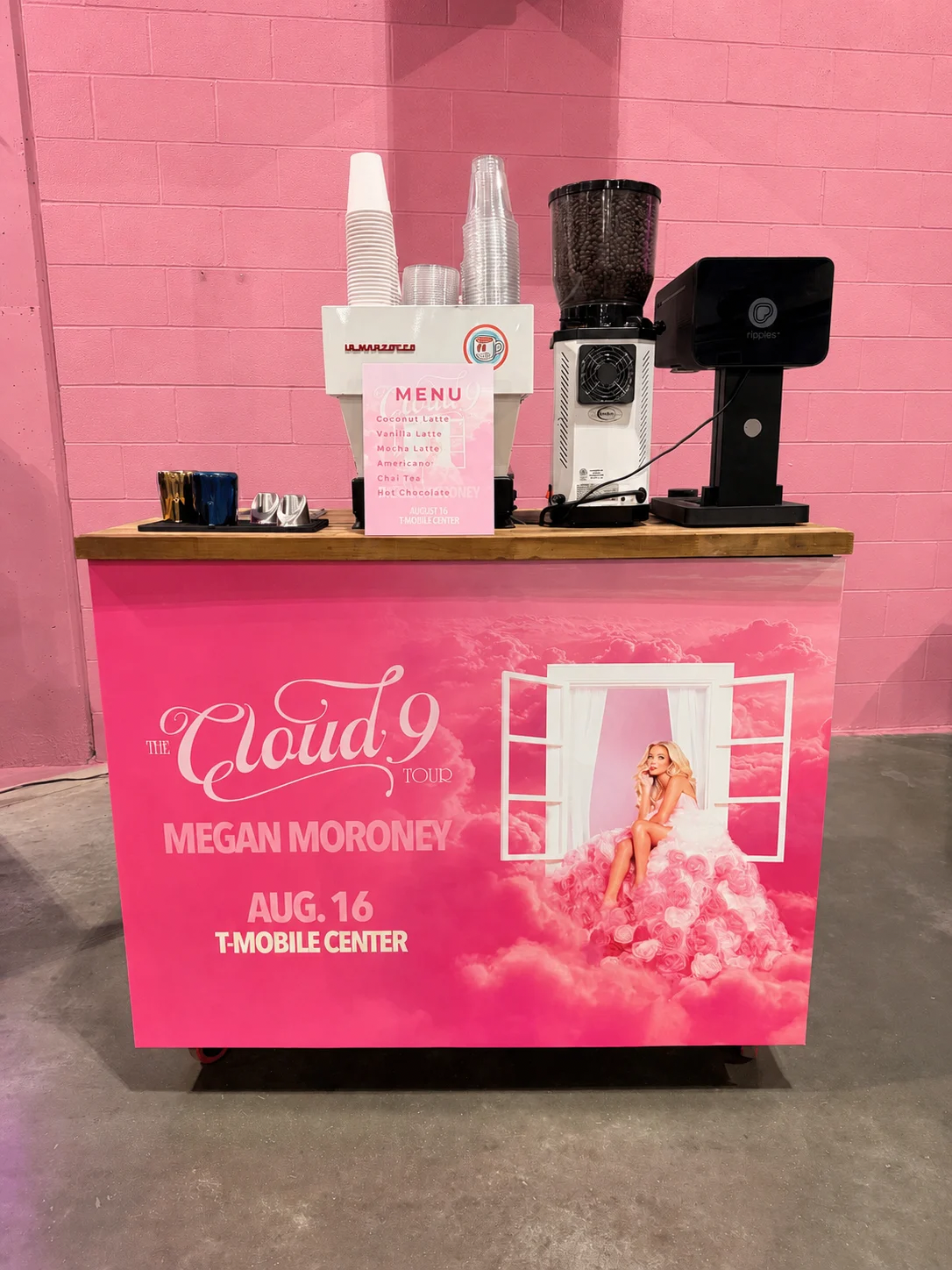 Megan Moroney concert activation at T-Mobile Center in Kansas City