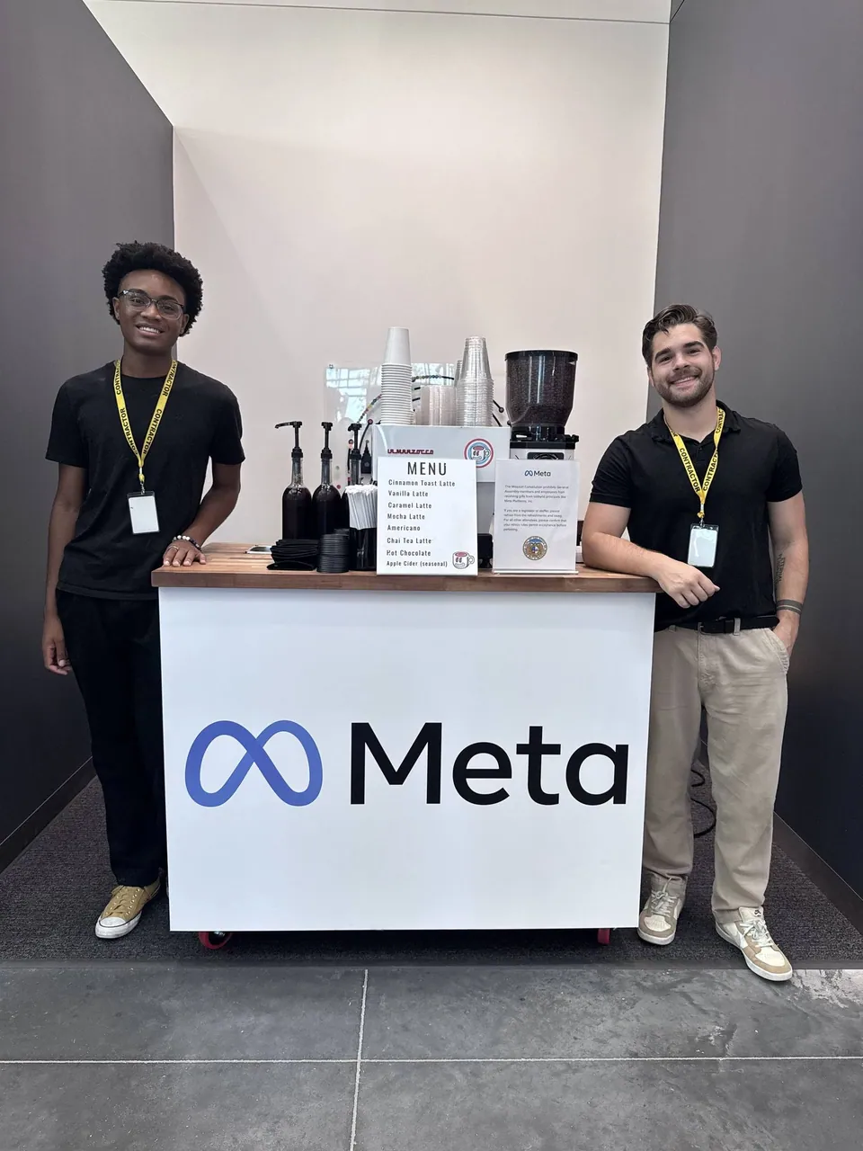 Phase 2 Coffee Co. team at Meta brand activation Kansas City Missouri