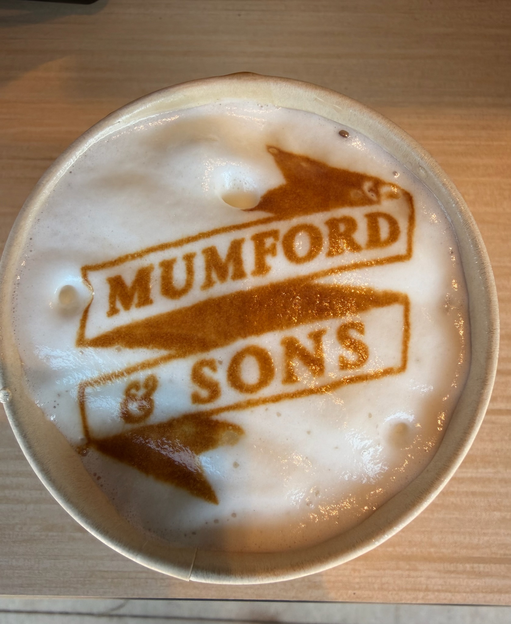 Mumford and Sons concert activation at Morton Amphitheater