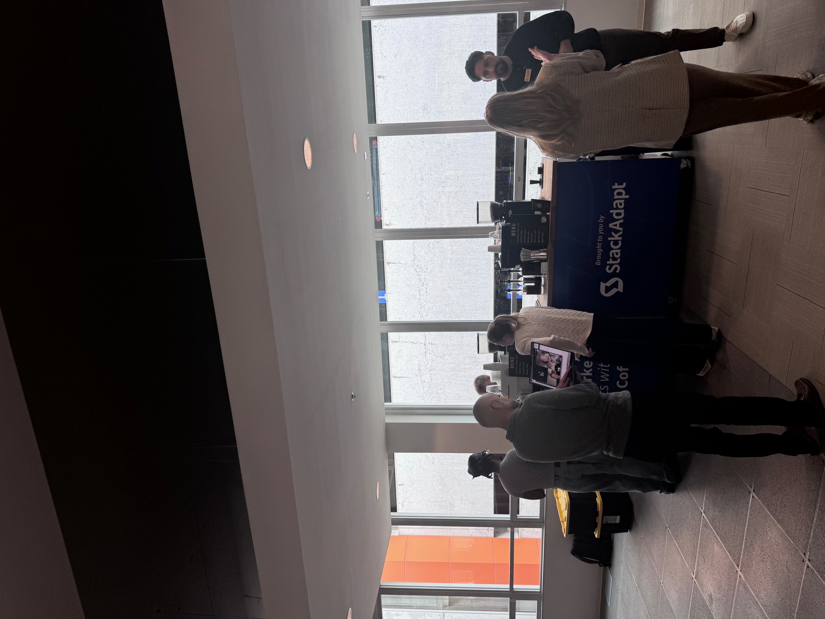 Crowd at Phase 2 Coffee Co. StackAdapt brand activation Kansas City