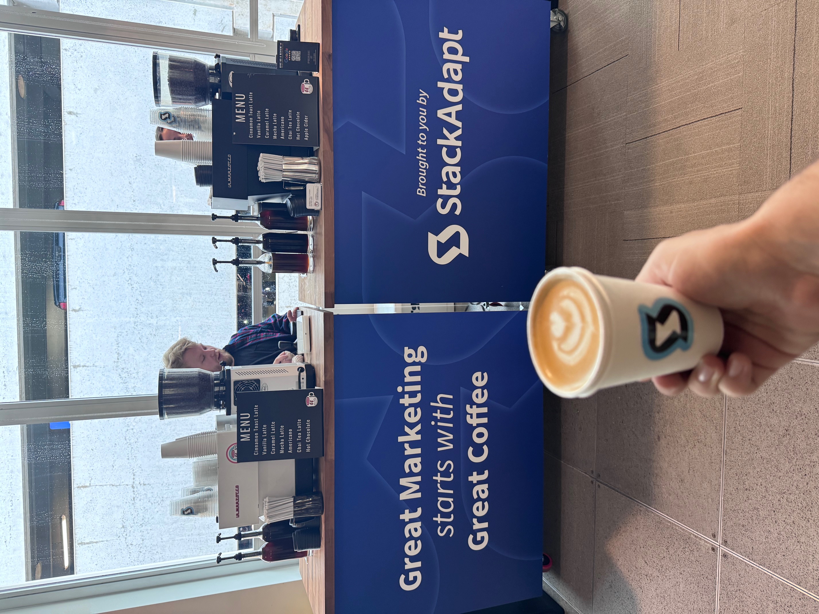 Phase 2 Coffee Co. StackAdapt brand activation two carts Kansas City